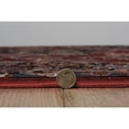 thumbnail image 6 of Contemporary Home Living 2.25' x 3.25' Medallion Floral Border Area Throw Rug - Red and Navy Blue, 6 of 8