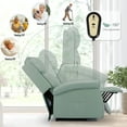 thumbnail image 4 of YODOLLA Power Lift Recliner Chair for Elderly with Side Pocket and Remote Control for Living Room, Mint Green, 4 of 6