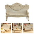 thumbnail image 2 of Miniature Sofa for Dollhouses Decoration Realistic Sofa Chair for Model Project Scene Decorats Craft Enthusiasts, 2 of 8