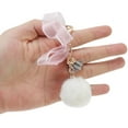 thumbnail image 4 of Unique Bargains 1 Pc Fashion Bow Ball Handbag Charm Bag Accessories White, 4 of 5