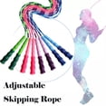 thumbnail image 4 of Soft Beaded Jump Rope Adjustable Segmented Fitness Skipping Rope For Men Women, 4 of 4
