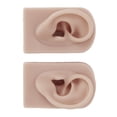 thumbnail image 1 of Silicone Ear Model, Stretchy Soft Silicone Ear Model Reusable 1 Pair  For Hospital For Teacher Light Skin Color,Medium Skin Color,Dark Skin Color, 1 of 8