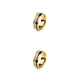 thumbnail image 2 of Anillo de números romanos de joyería Sonducket Dorado 8 # 2Conjunto, 2 of 6