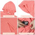 thumbnail image 3 of Catalonia Unisex Surf Poncho Changing Towel Robe for Adult Surfer Swimmer Outdoor Beach, 3 of 7