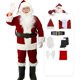 thumbnail image 5 of Disfraz de Papá Noel de Navidad para adultos, uniforme rojo y blanco para conjunto completo de fiesta de carnaval, Año Nuevo, ropa de Navidad, juego de rol, 5 of 7
