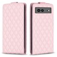 thumbnail image 5 of Allytech Luxury PU Leather Case for Google Pixel 7a, Vertical Flip Wallet Case with 3 Card Slots, Adjustable Kickstand Magnetic Closure Shockproof Protective Shell for Women Men - Pink, 5 of 9