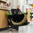 thumbnail image 6 of New Moon Symbol Reusable Foldable Oxford Cloth Collapsible Easter Basket Storage Bin Bag with Large Capacity, 6 of 7