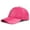 Hot Pink, variant on Leather Baseball Cap Men Women Adjustable Peaked Blue