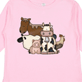 thumbnail image 4 of Inktastic Cute Horse, Sheep, Cow, Pig, and Rooster Farm Animals Boys or Girls Long Sleeve Toddler T-Shirt, 4 of 5