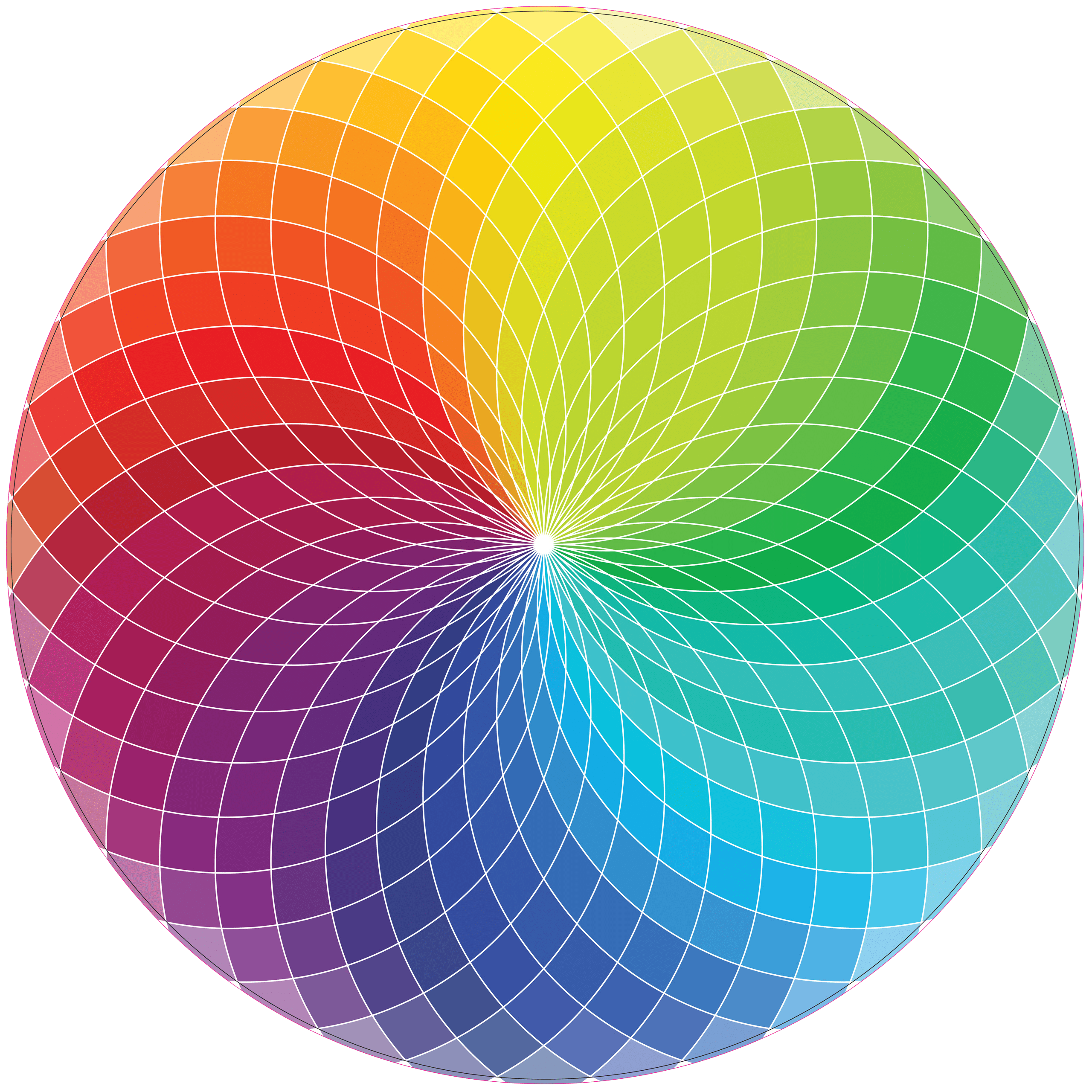 Peter Pauper Press Color Whee Round Jigsaw Puzzles, 1000