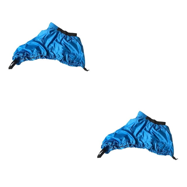 Greeniant Universal Ajustable Kayak Canoa Barco Cockpit Spray Cubierta Cubierta Azul L 2piezas