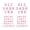 Pink, variant on 72 Count Sturdy Embroidered Letter Applique Patches for Clothing Repair Craft Projects and Decoration