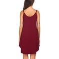 thumbnail image 4 of xiaxaixu Robe de Maternité et d'Allaitement pour Femmes, Décontractée, Sans Manches, à Col en V, Boutonnée, Robe d'Allaitement, Chemises de Nuit, 4 of 5