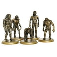 thumbnail image 1 of Modèle de Personnes Primitives Dorées Simulation Homme Singe Ornement Jouet Éducatif pour Enfants Outil d'Enseignement 5 Pcs, 1 of 8