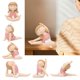 thumbnail image 4 of 5x Bunny Girl Yoga Pose Figurita Regalos de Meditación para de Las Estanterías, 4 of 5
