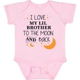 thumbnail image 3 of Inktastic I Love My Lil Brother To The Moon and Back Boys or Girls Baby Bodysuit, 3 of 5