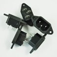 Lot 5 Prises IEC C14 Mâle 250V 10A - Connecteur D'entrée Secteur Vissable Pour Boîtier | ERTEYIN