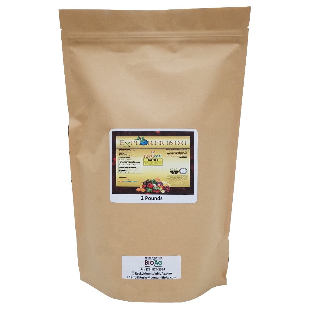 Ferticell Explorer 16-0-0 Organic Nitrogen Fertilizer 44 Pound Bag