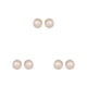 thumbnail image 1 of Pendientes de cristal de perla Jumpingount para banquete de boda plata, 1 of 6