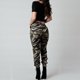 thumbnail image 4 of Gibobby pantalones mujer Women High Waist Camuflaje Verde Casual Loose Pants Trousers (Multicolor, XL), 4 of 5