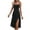 Black Summer Dresses, variant on Brnmxoke Going Out Dress for Women 2025 Summer Spaghetti Straps Sleeveless Midi Dress Ladies Polka Dots Split Vacation Dresses Wine,S