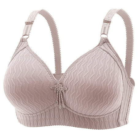 TrendVibe365 Push up Bras for Women Plus Size No Underwire Push up Bralettes Padded Adjustable Strap Longline Corset Bra Full Coverage Crop Cami Top Comfortable Lingerie Gray 6XL