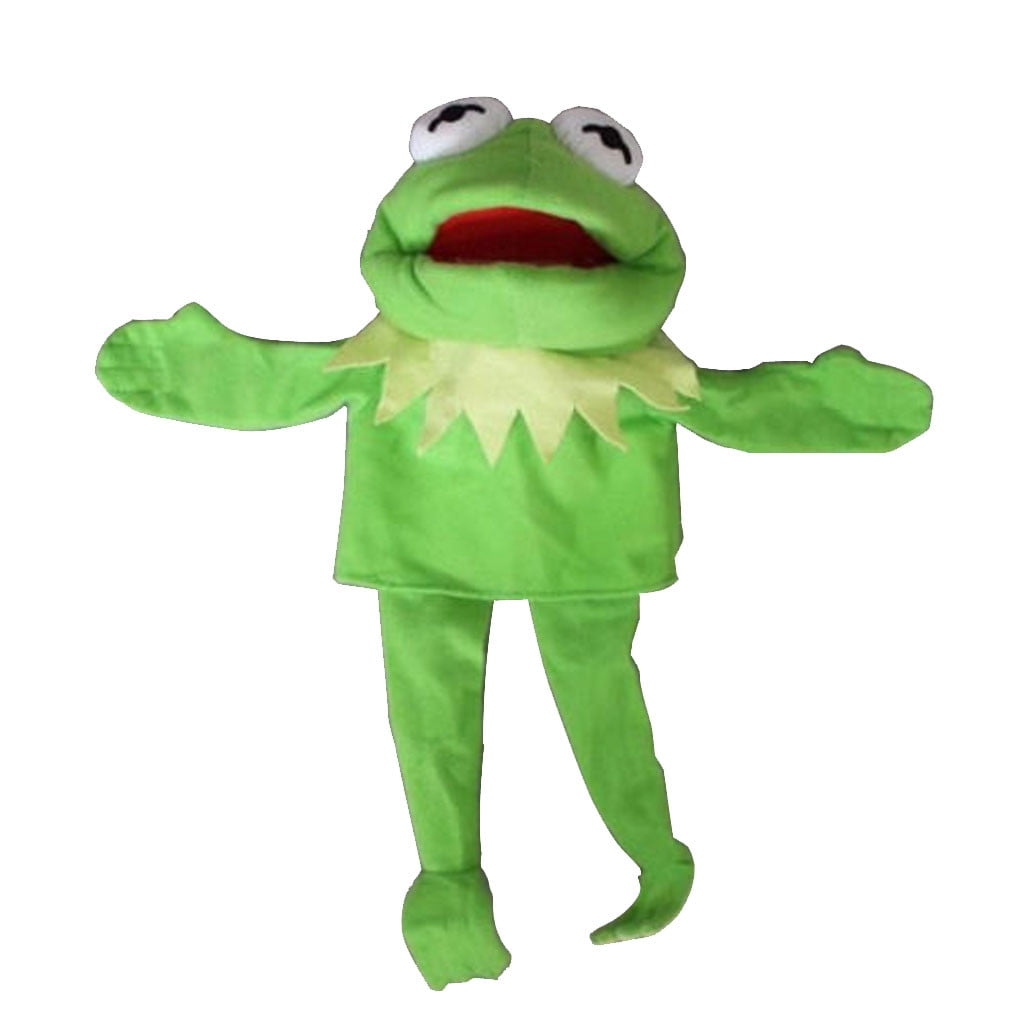 12/16/23'' Pupper Muppet The Show Kermit the Frog Plush Hand Kid Xmas Gift Toy 