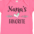 thumbnail image 4 of Inktastic Nana's Favorite- Heart Grandchild Boys or Girls Baby Bodysuit, 4 of 5