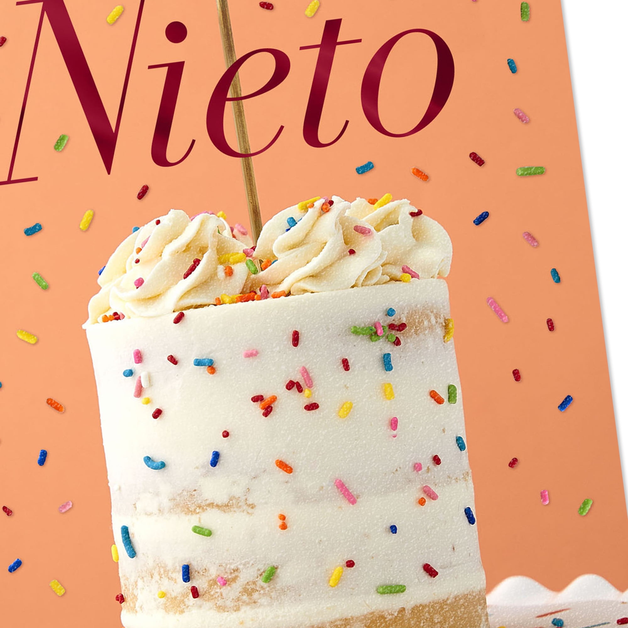 Hallmark VIDA Spanish-Language Birthday Card for Grandson (You Are A Gift)