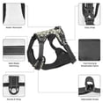thumbnail image 6 of Fuzoiu Skull with Cash Print Reflective Dog Harness,Adjustable, Breathable Pet Vest,Dog Harness No Pull,No Choke Pet Vest for Small, Medium, and Large Dogs-Medium, 6 of 6
