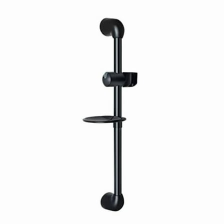 DFSA300PMB 25.2 in. RV Adjustable Shower Slide Bar for Handheld Shower Head Wand, Matte Black