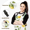 thumbnail image 2 of Lemons and Leaves 5 Pcs Kitchen Set Heat Resistant Oven Mitts and Non-Slip Pot Holders with Adjustable Cooking Apron, 2 of 6