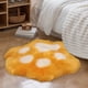 thumbnail image 1 of Alfombra Peluda De Pelo Largo, Alfombra De Felpa Con Estampado De Huellas De Patas, Tapete Antideslizante, Decoración Suave Para Sala De Estar, Dormitorio O Residencia Estudiantil, Fácil De Limpiar, 1 of 9