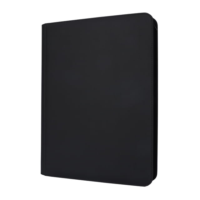 GrinOwl 16 Pocket Card Binder, Fits 1216 Trading Cards 1200+ Pockets Ringless Trading Card Album Folder for TCG (Blue)