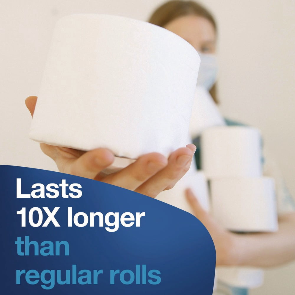 2-Ply Advanced Coreless High Capacity Bath Tissue - White (12 Rolls/Carton)