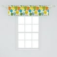 thumbnail image 2 of Ambesonne Cartoon Valance Pack of 2, Sute Summer Trees Pattern, 54"X12", Multicolor, 2 of 4
