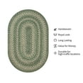 thumbnail image 3 of Homespice Decor 303998 4 x 6 ft. Oval Hillside Ultra Durable Braided Rug, Green, 3 of 5