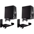 thumbnail image 3 of Soportes de Altavoces, Rockville, Montaje en Pared, Giratorio, Negro, 3 of 3