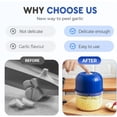 thumbnail image 4 of JKCCZLL 2026 New Electric Garlic Chopper, Mini Portable Veggie Chopper USB Charging Wireless Food Processor, Upgrade Electric Mini Garlic Chopper Set Wireless Veggie Grinder,Light green, 4 of 6