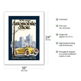 thumbnail image 2 of 20th Annual Automobile Show - Buffalo New York - Vintage Automobile Poster by Claybaugh c.1922 - Fine Art Matte Paper Print (Unframed) 18x24in, 2 of 4