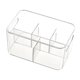 thumbnail image 4 of Organizador de maquillaje, brochas, organizador de escritorio transparente, estuche para lápiz labial para tocador y sala de estar., 4 of 9