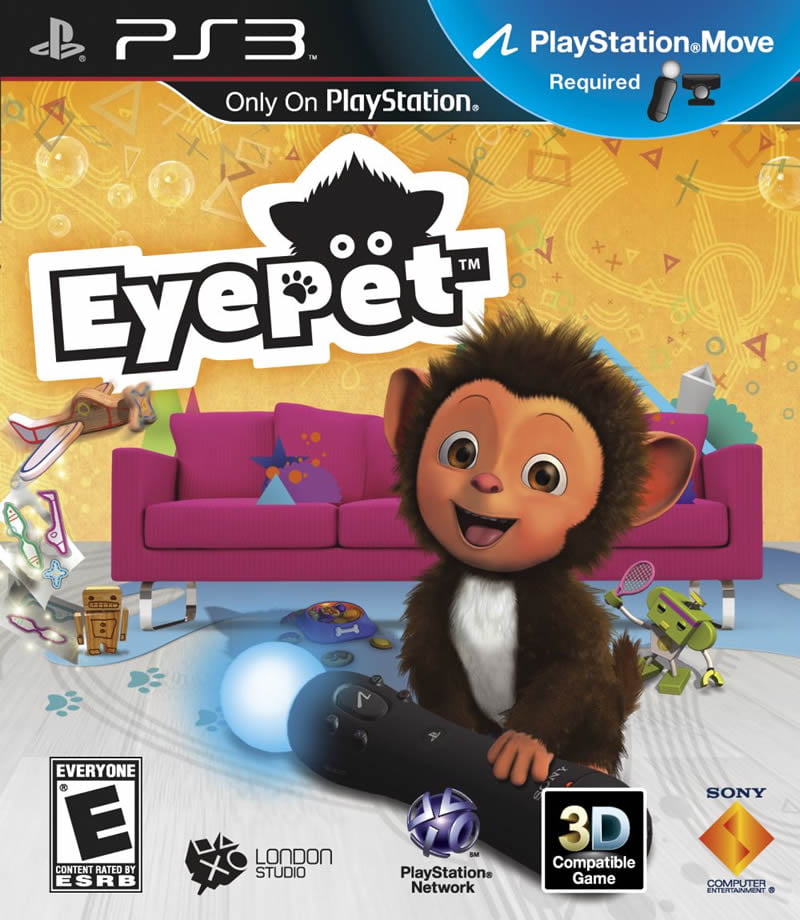 Aannames, aannames. Raad eens achterzijde Graden Celsius EyePet (Game Only) PS3 - Walmart.com