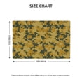 thumbnail image 4 of Placemats Set Of 4 / 6, Yellow Camouflage Placemats For Dining Table Indoor/Outdoors Heat Resistant Washable Placemats 18" X 12", 4 of 8