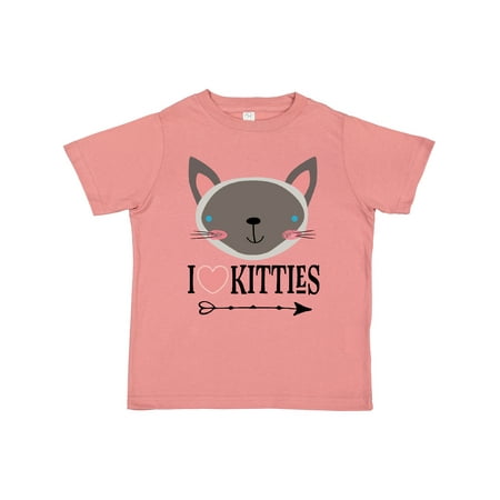 

Inktastic Cat Siamese Owner I Love Kitties Girls Toddler T-Shirt