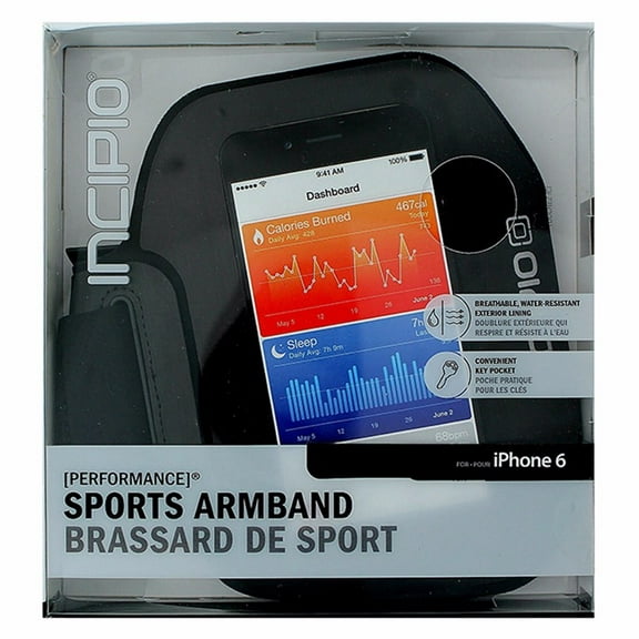 Incipio Performance Sport Armband for iPhone 6/6s - Black