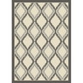 thumbnail image 2 of Art Carpet 24644 8 ft. Milan Collection Hopscotch Woven Round Area Rug, Gray, 2 of 3