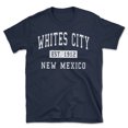 thumbnail image 1 of Whites City New Mexico Classic Established Men's Cotton T-Shirt, 1 of 1
