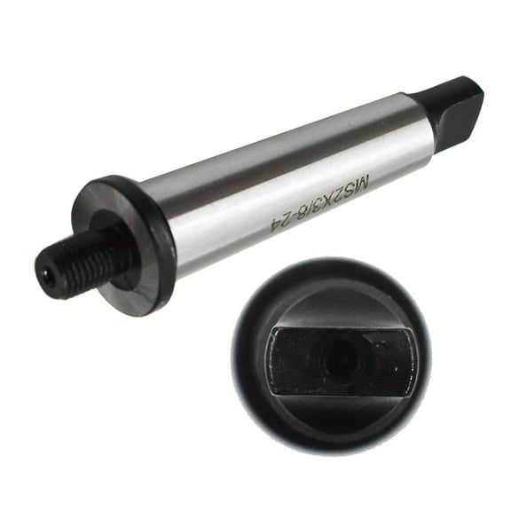 New Threaded Drill Chuck Arbor 2MT to 3/8"-24 Hardened Morse Taper MT2 Adapter for Various Drill Machines Milling Machines Lathes Boring Lathes and Electric Hand Tools