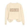 thumbnail image 4 of DAFPZW Senior 2026 Sweatshirt for Women Class Of 2026 Graduation Crewneck Sweatshirts Funny Cute Pullover Tops Loose Casual, 4 of 5