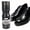 Shoe Polish Black, variant on 100ml Liquid Shoe Polish With Built-In Sponge Applicator, Instant Shoe Shine Polish For Leather Dress Shoes, Boots And Jackets, Portable Leather Care Solution For Quick Shoe Cleaning And Polishing